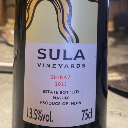 Sula Indischer Rotwein 0,75l