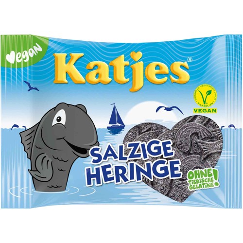 Katjes Lakrize Salzige Heringe Vegan 175g