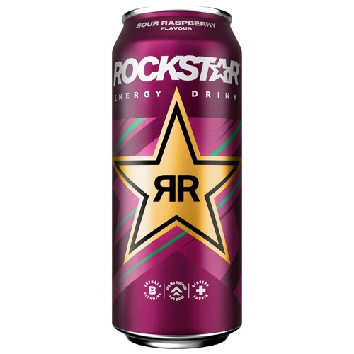 Rockstar Super Sours Blue Raspberry 0.5l (EINWEG)