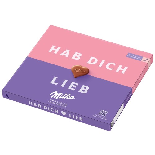 Milka 'Von Herzen' Pralinés Erdbeercrème 110g