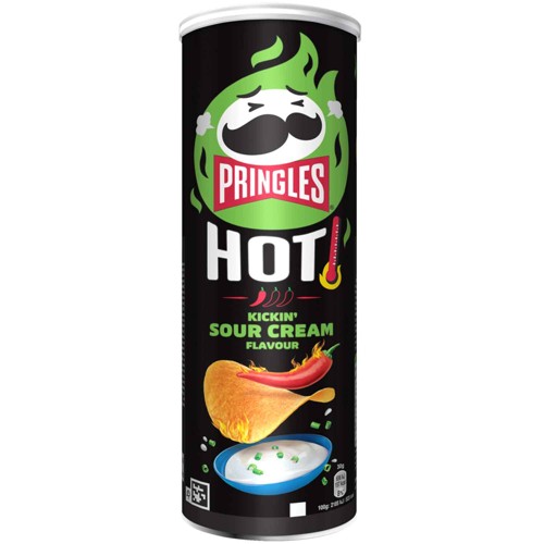 Pringles Hot Kickin' Sour Cream 160g