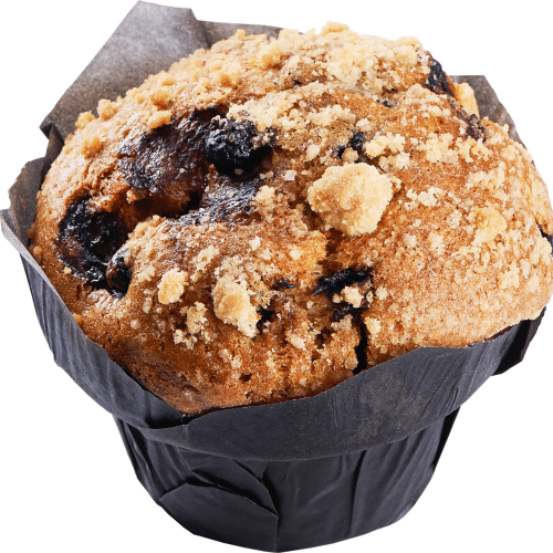 Muffin Blaubeere mit Butterstreusel