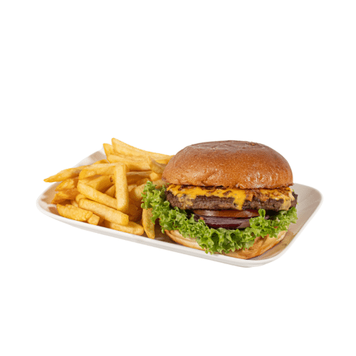 Beef Mozzarella Sticks Burger