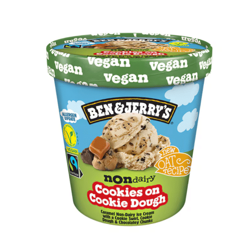 Ben & Jerry's Non-Dairy Oat Cookies on Cookie Dough 465ml