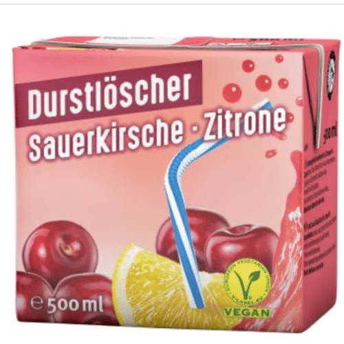 Durstlöscher Kirsche Zitrone