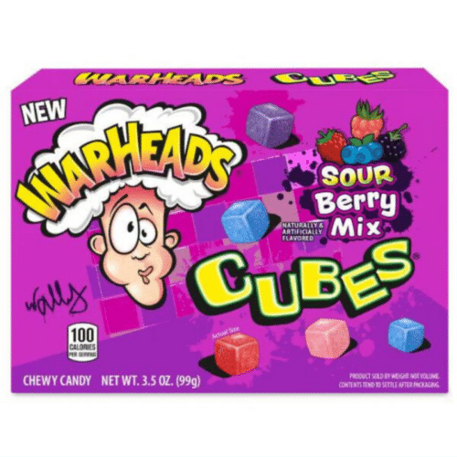 Warheads Cubes Sour Berry Theater 99g
