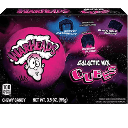 Warheads Galactic Cubes Theater Box 99g