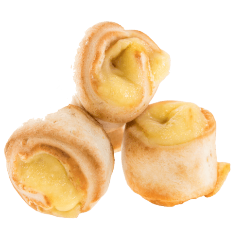 Gefüllte Pizzabrötchen mit Käse