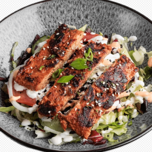 Loaded Salad + Spare Ribs