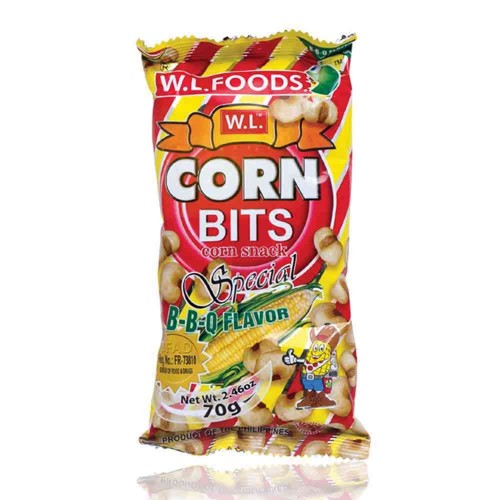 W.L. foods Corn Bits BBQ 70g