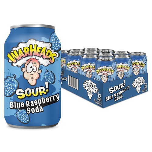 Warhead Sour Blue Rasberry 0.33l