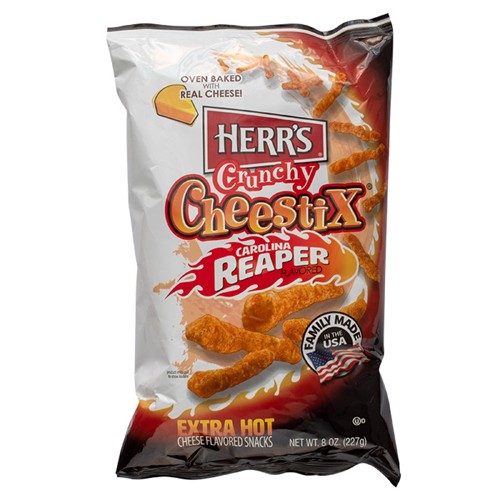 Herr's Crunchy Cheestix Carolina Reaper 227g