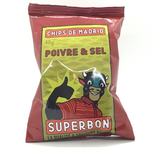 Chips de Madrid Superbon Poivre & Sel 45g