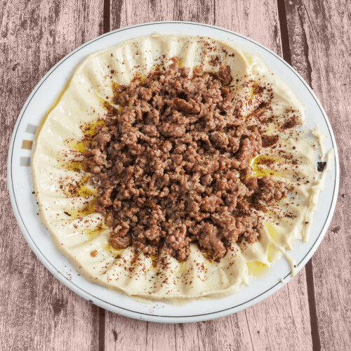 Hummus Hackfleisch