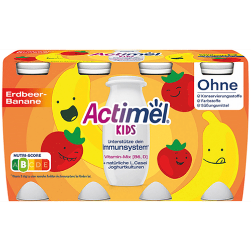 Actimel Drink 8 x 100g Kids Banane gekühlt 800g