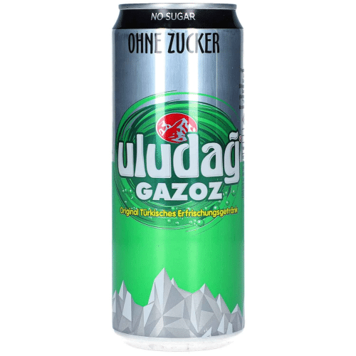 Uludag Gazoz 330ml Erfrischungsgetränk Zuckerfrei Einweg