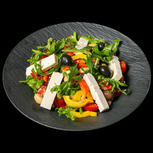 Salat mit Schafskäse