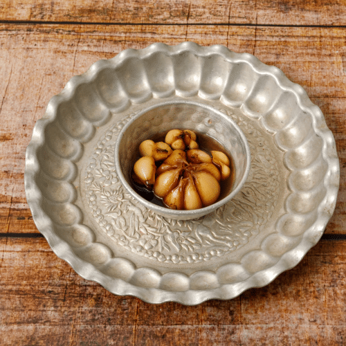 Eingelegter Knoblauch