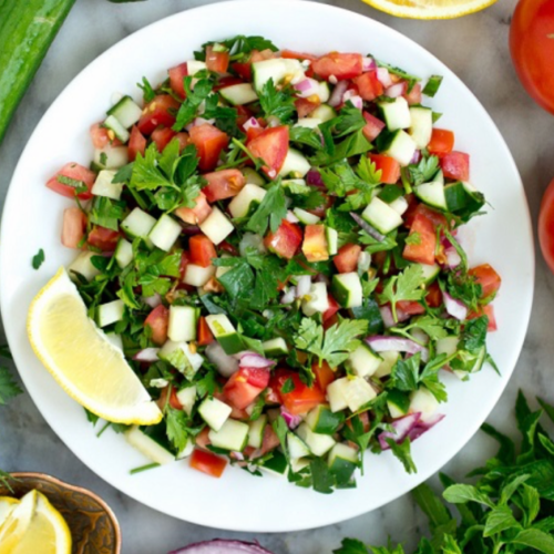 Shahba Rose Salat (vegan)