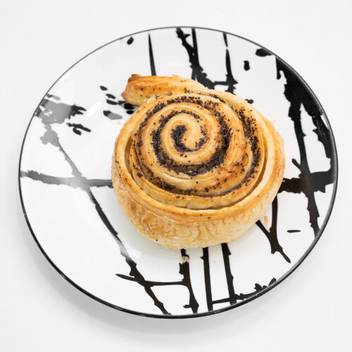 Mohnschnecke mit Zimt