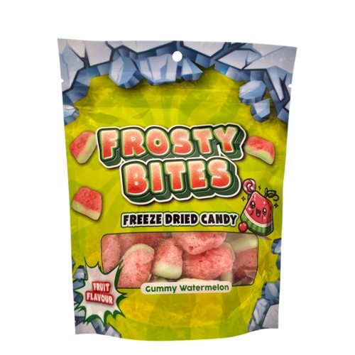 Frosty Bites Gummy Wassermelone Freeze Dried Candy 50g 