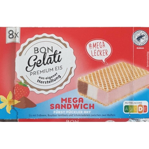 Bon Gelati Fürst Pückler Art Sandwich 1 x 45g 