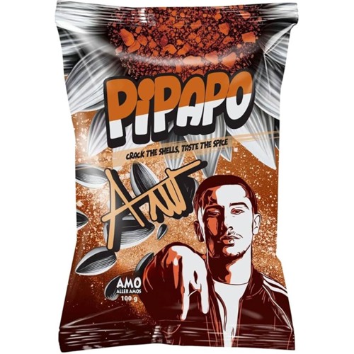 PIPAPO Amo geröstete Sonnenblumenkerne Chili Taco 100g 