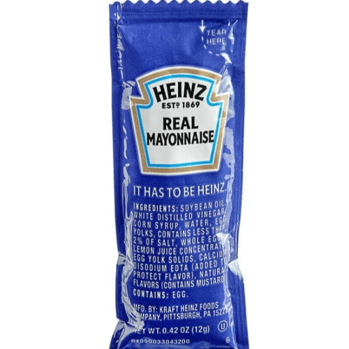 Heinz Mayonnaise im Portionsbeutel