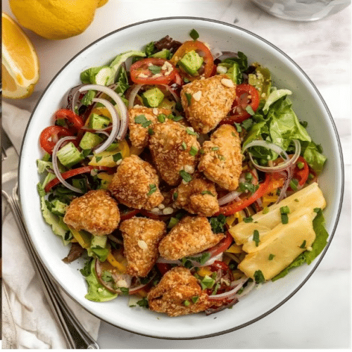Crunchy Chicken Salat