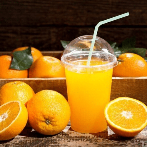 Limorange frisch gepresst. Purer Saft