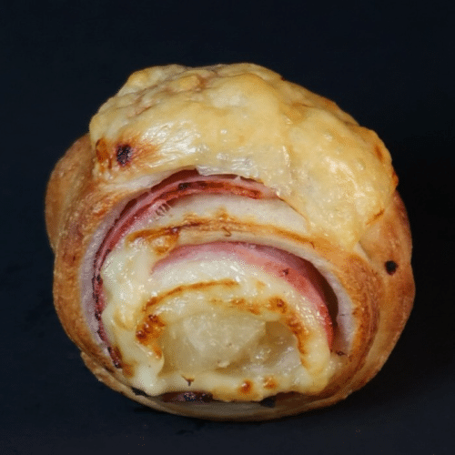 Pizzabrötchen Schinken & Ananas