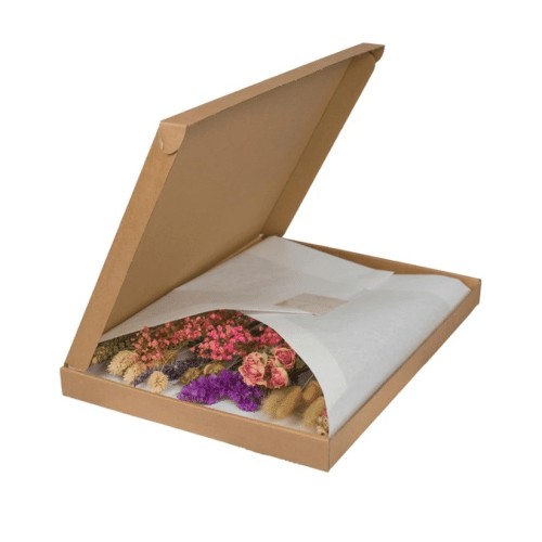 Trockenblumen in Letterbox - Pink