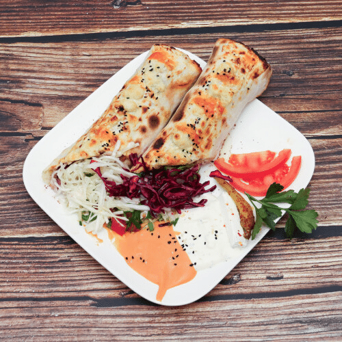 Rollo Vegetarisch mit Weichkäse