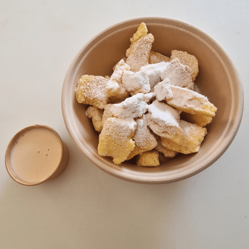 Kaiserschmarrn mit Vanille Sauce