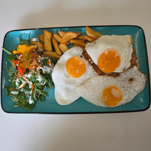 Schnitzel Hamburger Art