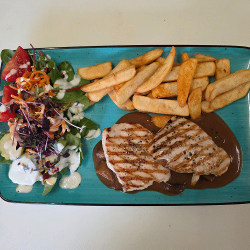 Gegrillte Hähnchenbrustfilet