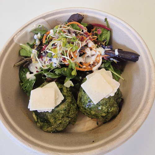 Spinat-Knödel - Bowl