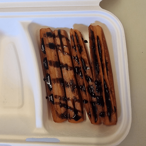 Churros mit Schoko Topping 4 Stück