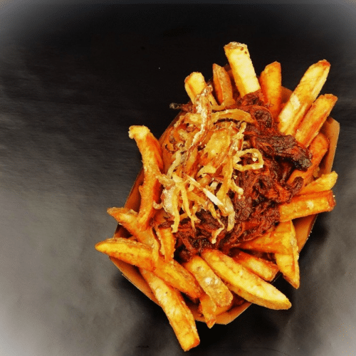 Pulled Chicken Fritten