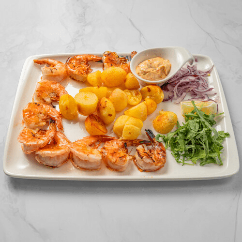 Scampi Grillteller