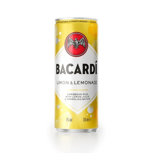 Bacardi Limon & Lemonade 250ml (Einweg)