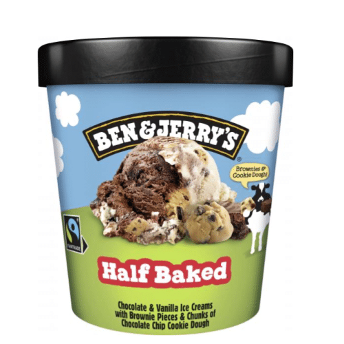 Ben & Jerryˋs Eis Half Baked 465ml