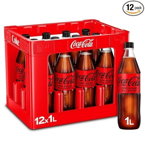 Coca-Cola Zero Sugar Mehrweg, (12 x 1,0 l)