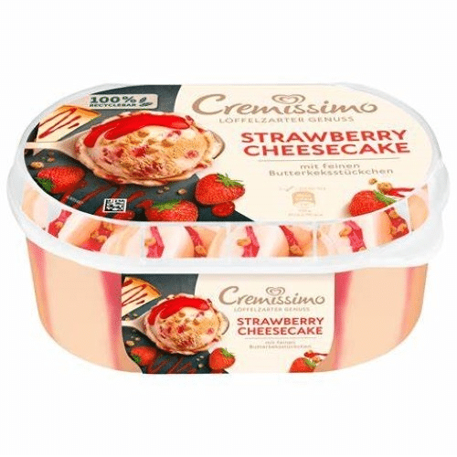 Cremissimo Strawberry Cheesecake 468g