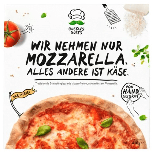 Gustavo Gusto Pizza Margherita 410g