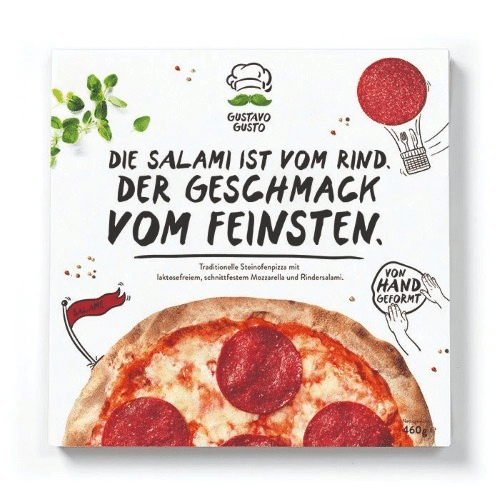 Gustavo Pizza Salami 460g