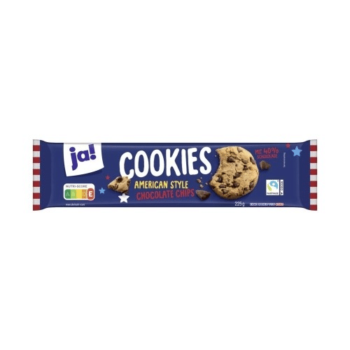 ja Cookies American Style Chocolate Chip 225g