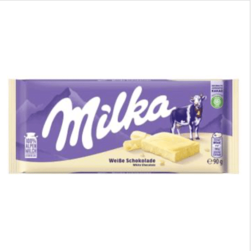 Milka weiße Schokolade 90g