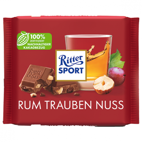 Ritter Sport Rum Traube Nuss 100g