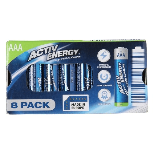Super Alkaline Aaa Micro Batterien, 8er Pack